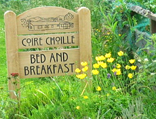 House sign on the left of the entrance